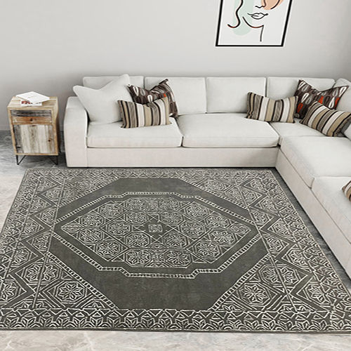 Grey Tufted Rugs - Design: Modern