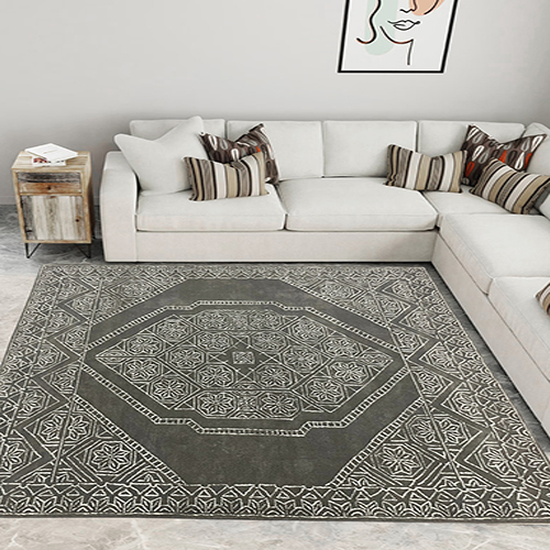 Grey Tufted Rugs