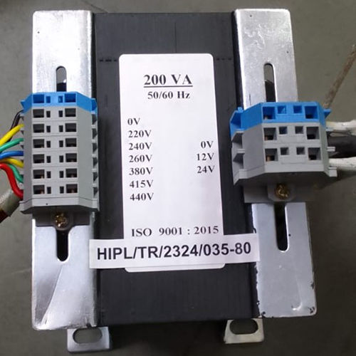 200Va Control Transformer - Current: Ac