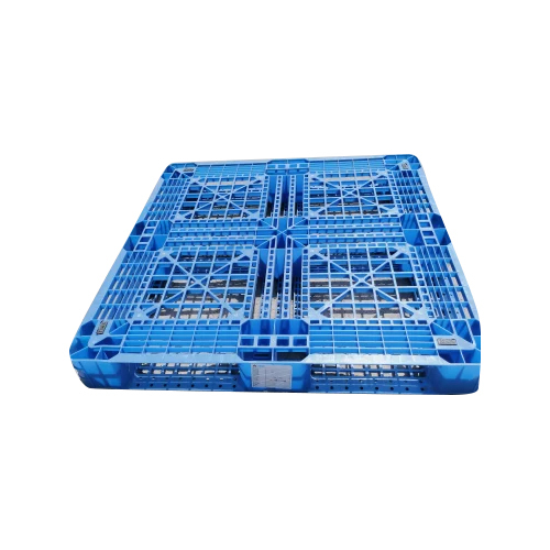 1050X1050X120mm Used Blue Plastic Pallets