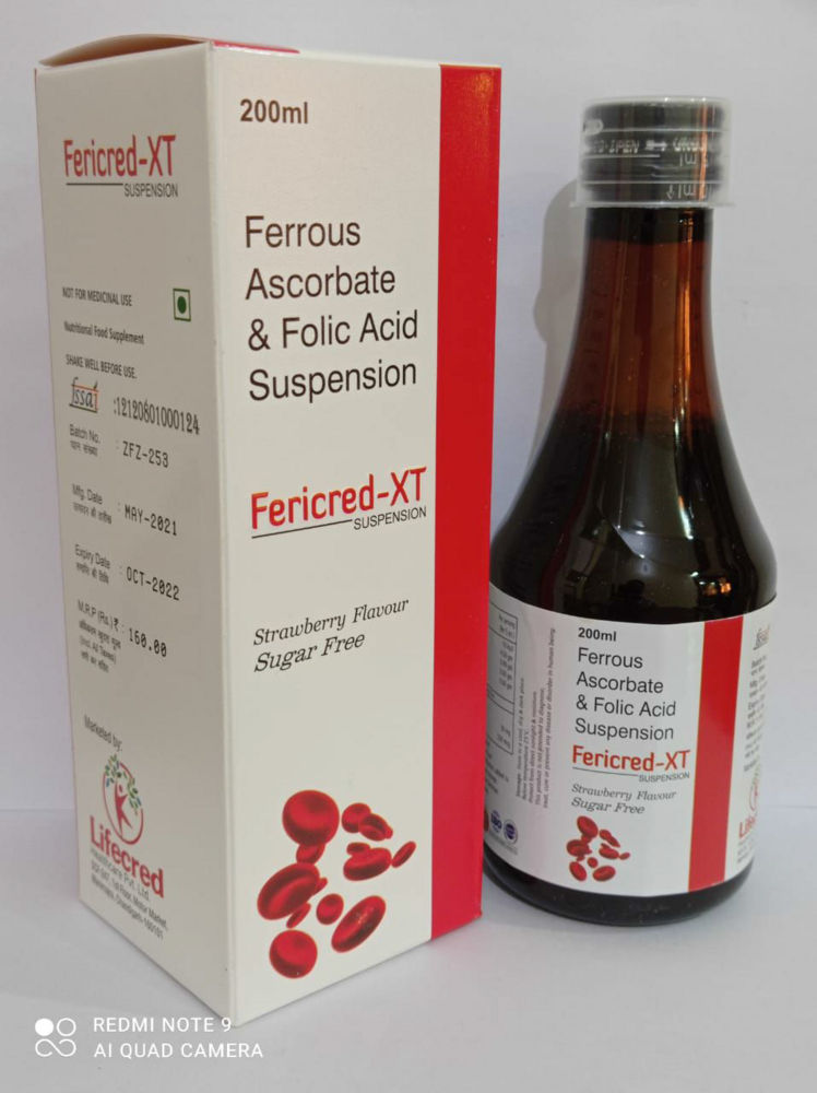 Ferrous Ascorbate Elemental Iron Folic Acid Syrup - Drug Type: General Medicines