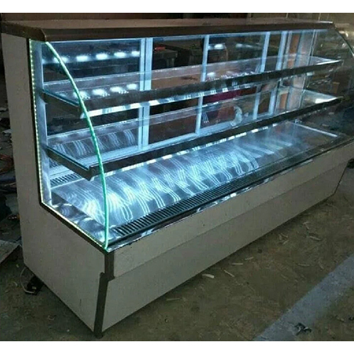 4.5 Feet Sweet Display Counter - Color: Silver