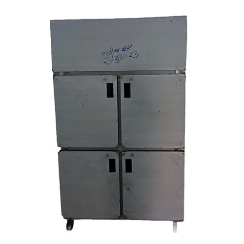 Four Door Commercial Refrigerator - Color: Silver