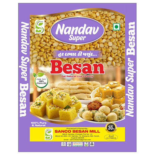 Nandav Super Besan - Color: Yellow