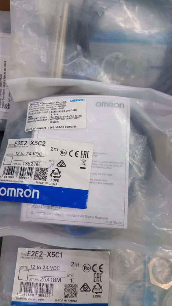 OMRON PROXIMITY SENSOR,E2E2-X5C2 2M