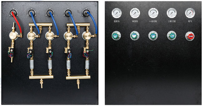 High and low pressure preheating Panel gas path box