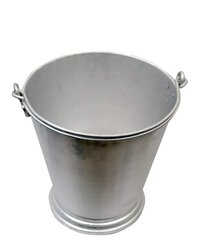Aluminium Bucket Multipurpose Balti With Handle - Lightweight, Rust-proof, Durable Handle, Ideal For Water, Cleaning, Gardening, Laundry 