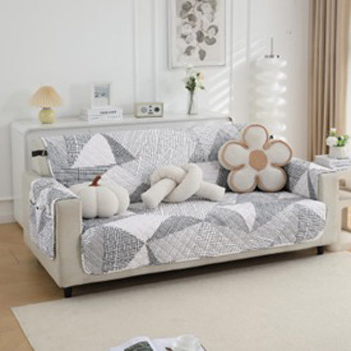 Printed Waterproof Sofa Cover - Material: 100% Cotton