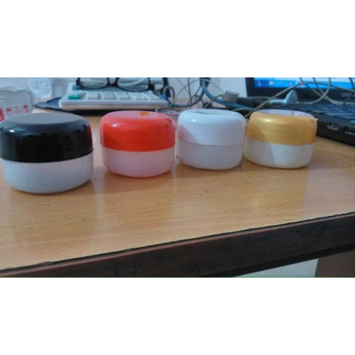 Plastic Cream Jar - Color: Different Available