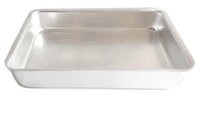 Aluminium Deep Baking Tray - 12x15 Inches, Non-rusting, Deep Design For Cakes, Casseroles, Roasting & Even Heat Distribution
