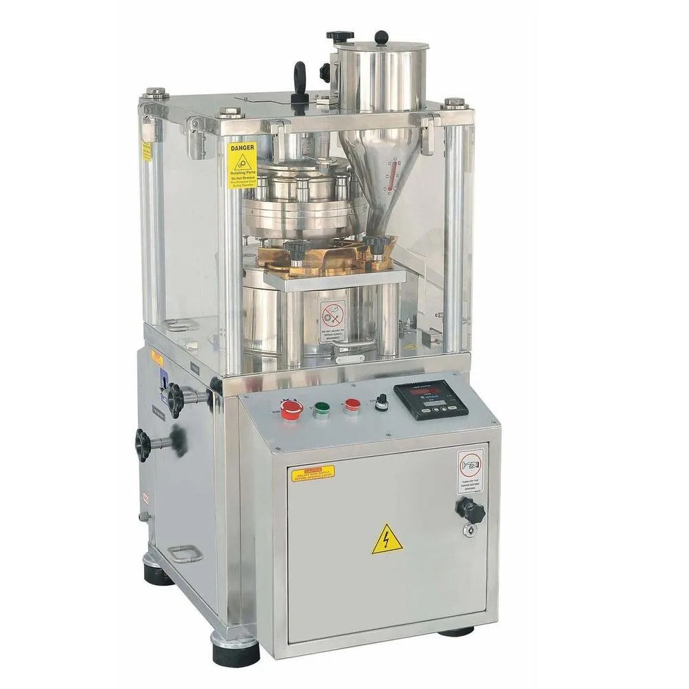 Heavy Duty Single Sided Rotary Tableting Machine - Color: Silver