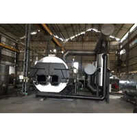 Twin Furnace Solid Fired Boiler - Stainless Steel, 6000 Kg/hr Capacity, 220-440 Volt, Oil & Gas Fired, Silver Color, Industrial Usage | Heavy-duty Steam Output