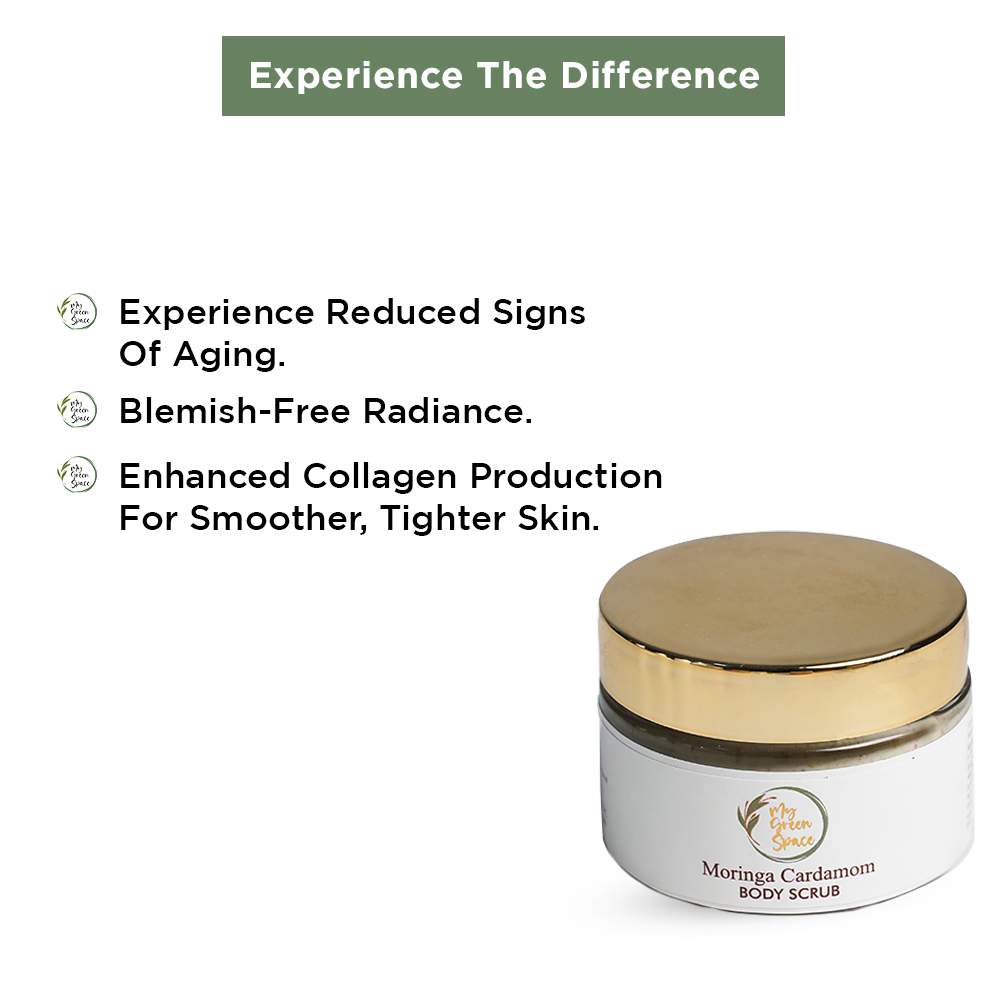 My Green Space Moringa Cardamom Scrub - Best For: Daily Use