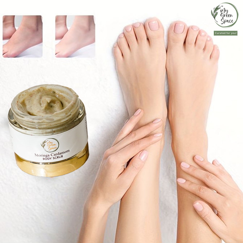 My Green Space Moringa Cardamom Scrub - Best For: Daily Use