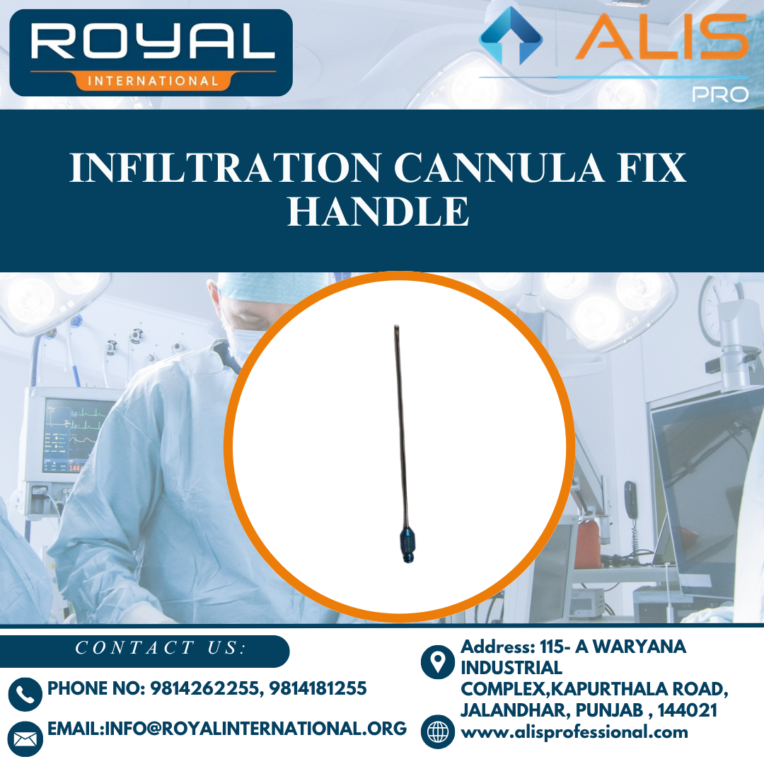 Infiltration Cannula Fix Handle