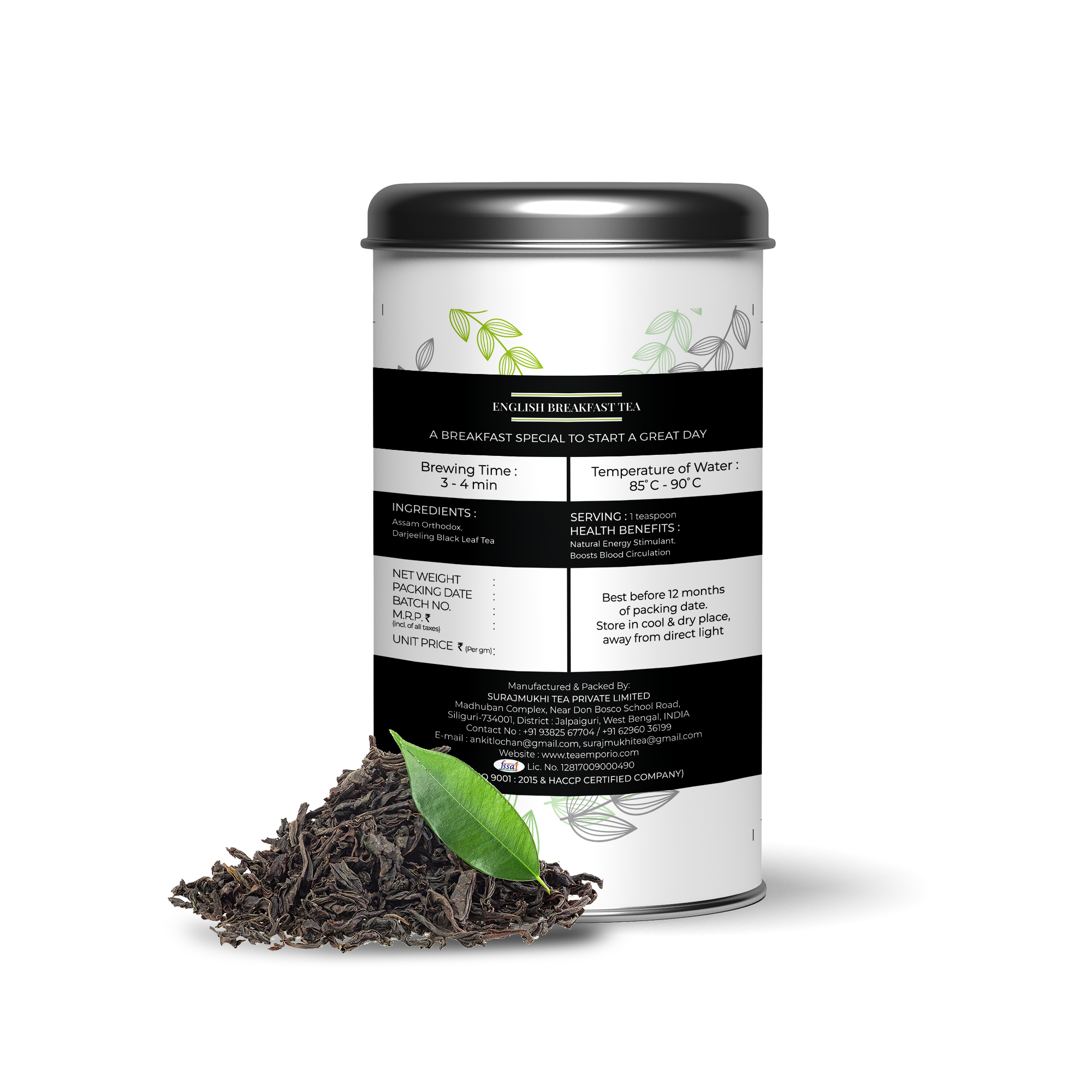English Breakfast Tea - Aroma: ]