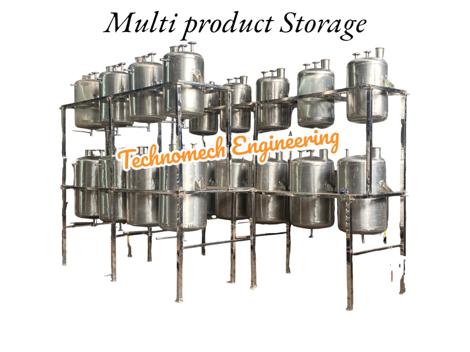 Storage Tanks - Color: Silver