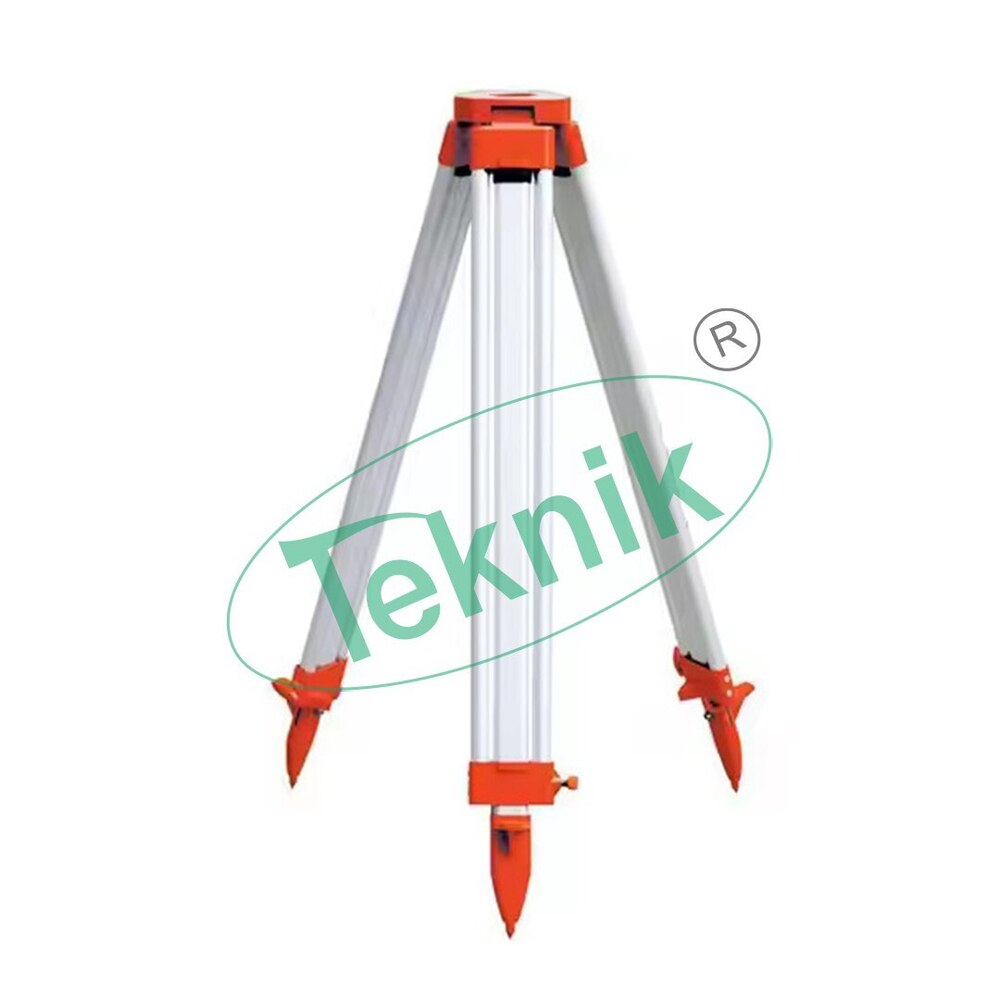 Aluminium Tripod Stand Dual Lock - High-quality Brass & Aluminium, Powder Coated Finish, Sizes & Designs For Surveying Instruments