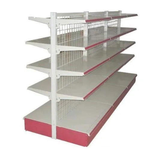 Ms Double Side Supermarket Rack - Color: As Per Requirement