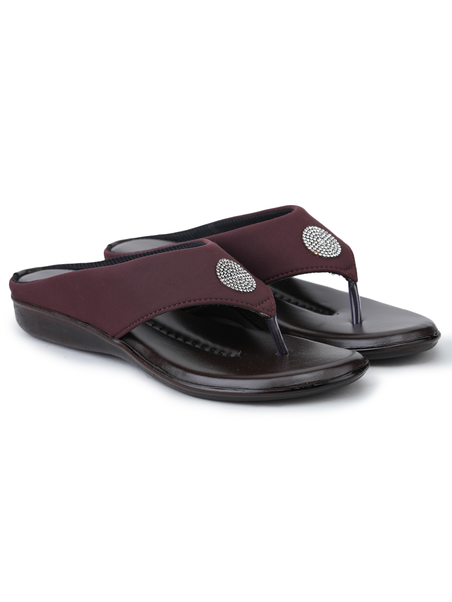 Flat Sandal Soft and Stylish Comfortable Slippers for Women - EVA Upper, Non-Slip PVC Sole, Various Sizes Available | Lightweight, Easy to Wear, Perfect for All Occasions