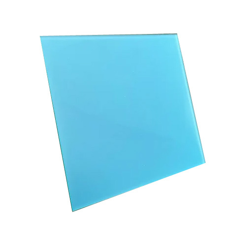Sky Blue Acrylic Sheet - Industrial Grade Acrylic, 2.5 Feet Width, 5mm Thickness | Glossy Surface, Ideal for Windows, Sign Boards, and Wall Partitions