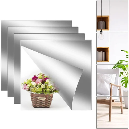 9 mm Silver Acrylic Mirror Sheet