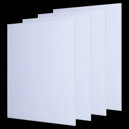 Glossy Plain White Acrylic Sheet