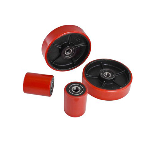 Hand Pallet Wheels - Color: Red