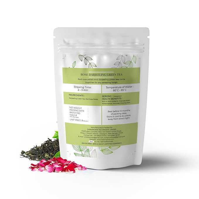 Darjeeling Rose Tea - Aroma: [