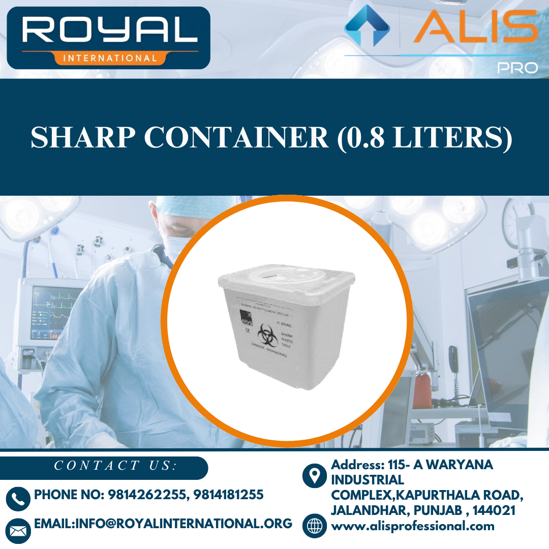 Sharp Container (0.8 Liters)