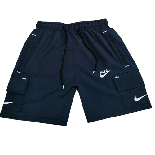 Mens Black Sports Shorts