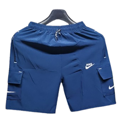 Mens 4 Pocket Blue Sports Shorts