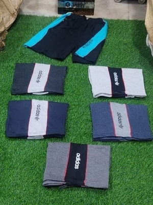 Mens Black Strips Running Shorts - High-Quality Cotton Available in S to XL Sizes | Modern Design Washable Maximum Comfort