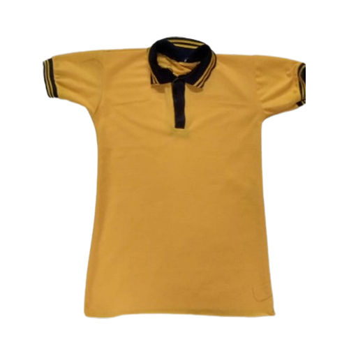 Mens Yellow Collar T Shirt - Color: Different Available