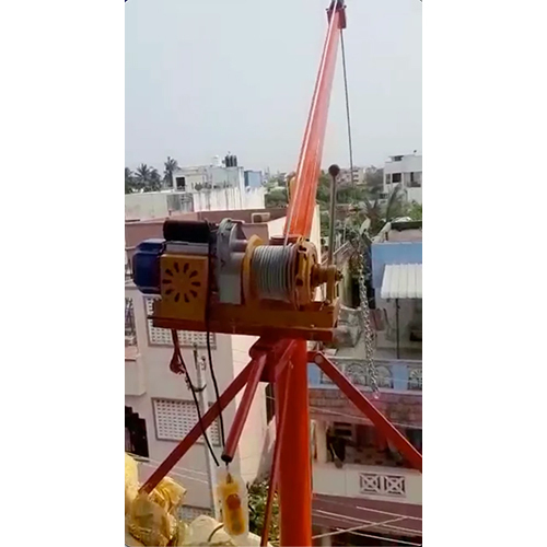 Electric Mini Construction Lift - Max. Lifting Height: 80-100 Foot (Ft)