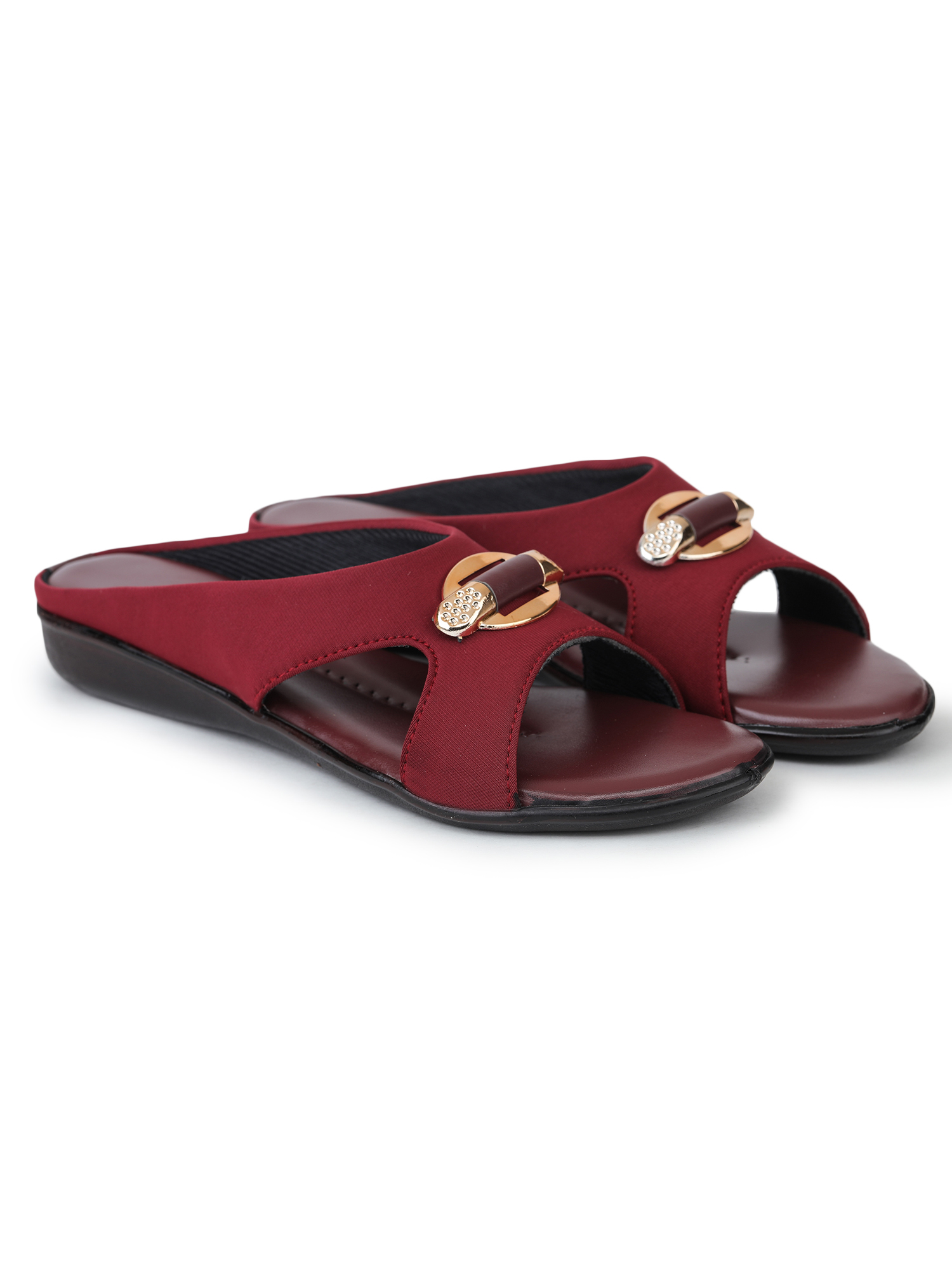 Flat Heel Sandals for Girls - Wear with Delight: Fancy Flat Slippers for Women