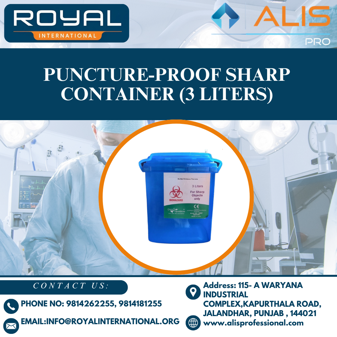 Puncture-proof Sharp Container (3 Liters)