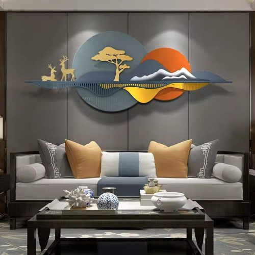 Landscape Metal Wall Art - Color: Multicolor