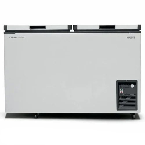 Voltas 405L R-134A Double Door Deep Freezer - Color: White