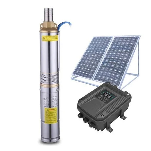 Solar Submersible Pump - Color: Silver