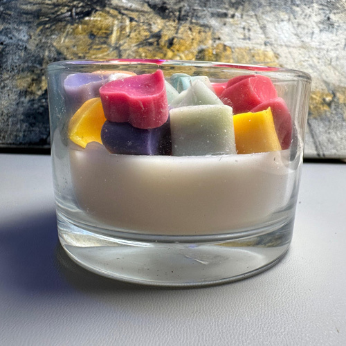 Heart Colorful Candles