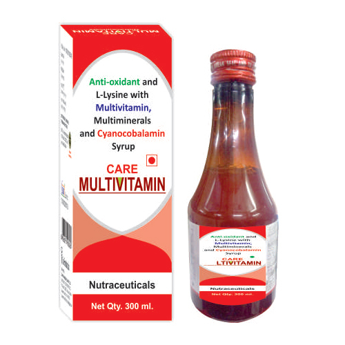 300 Ml Anti-Oxidant And L-Lysine With Multivitamin Multimineral Syrup - Direction: As Per Suggestion