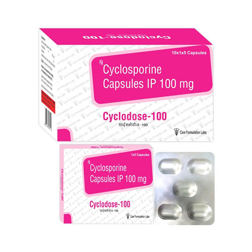 100 Mg Cyclosporine Capsules Ip - Drug Type: General Medicines