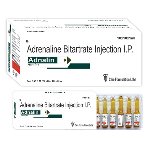 Adrenaline Bitartrate Injection IP