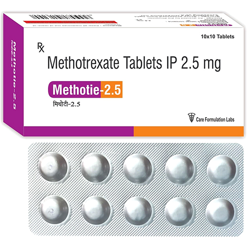 Methotie-2.5 Mg Methotrexate Tablets Usp - Origin: India