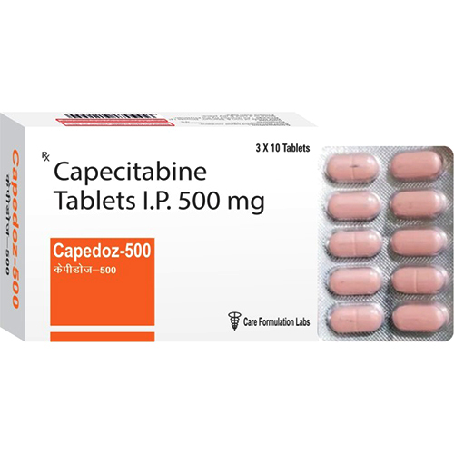 500 Mg Capecitabine Tablets Ip - Dosage Form: Tab