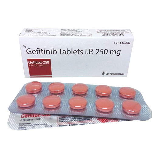 Gefitinib Tablets - 250 Mg | Effective Treatment For Non-small Cell Lung Cancer, 24-month Shelf Life, Tablet Form For Optimal Storage