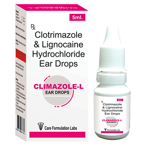 5 Ml Clotrimazole And Lignocaine Hydrochloride Ear Drops - Drug Type: General Medicines