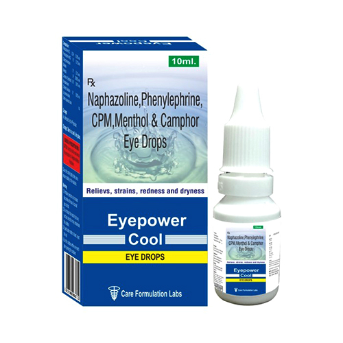 10 ML Naphazoline Phenylephrine CPM Menthol And Camphot Eye Drops