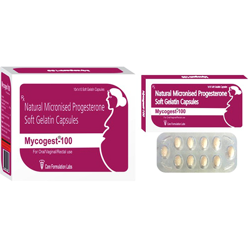 Natural Micronised Progesterone Soft Gelatin Capsules